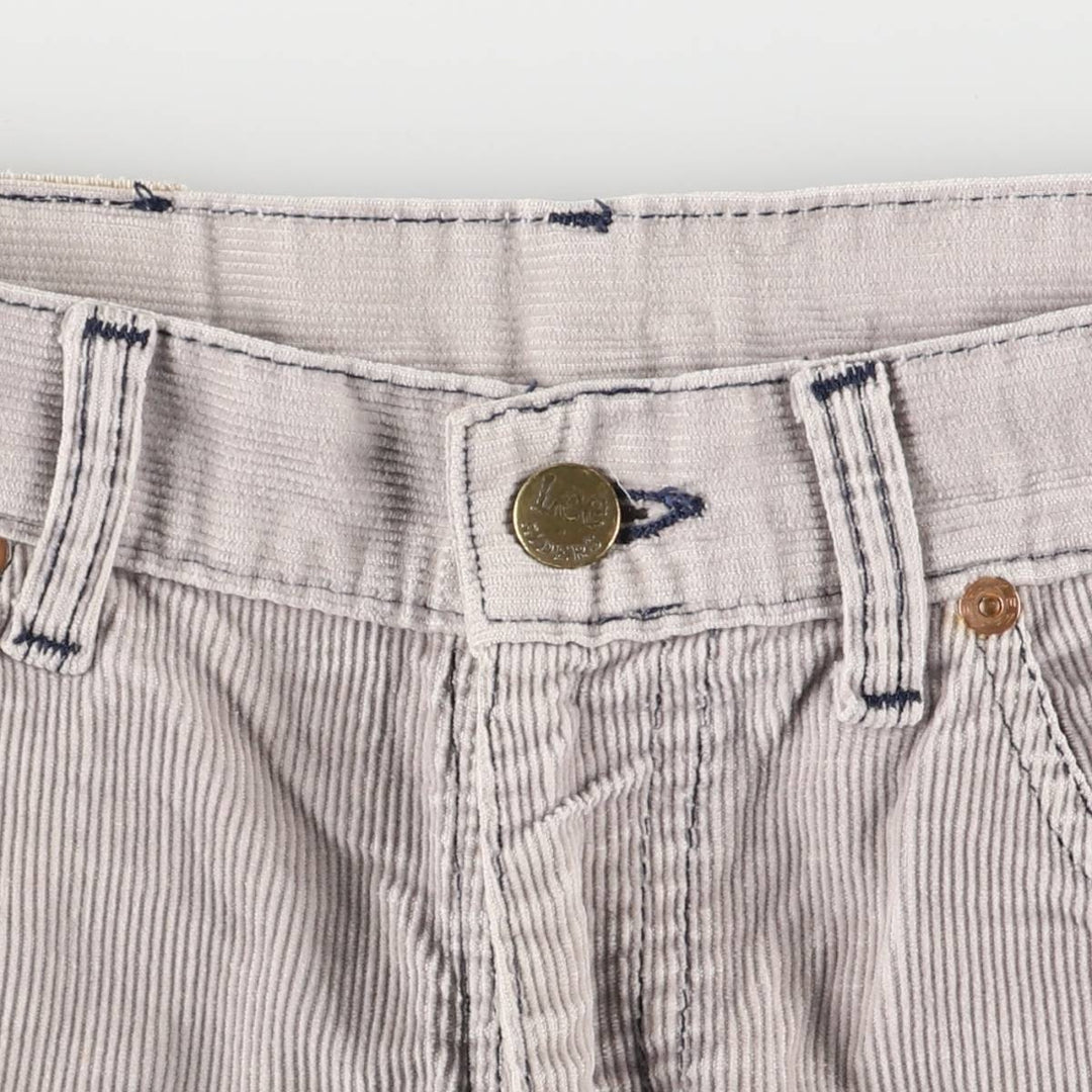 Vintage 1980'S Lee Riders corduroy pants, women's size L (w29) unclear gray type Vintage Second Hand