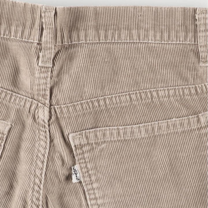 Vintage Levi's 1970s-1980'S Flare-Cut Corduroy Pants, Women's Size L (W27) unclear Beige type Vintage Second Hand