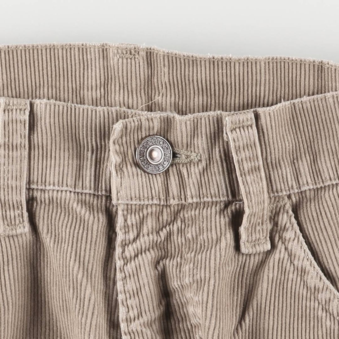 Vintage Levi's 1970s-1980'S Flare-Cut Corduroy Pants, Women's Size L (W27) unclear Beige type Vintage Second Hand
