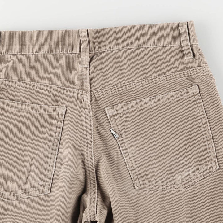 Vintage Levi's 1970s-1980'S Flare-Cut Corduroy Pants, Women's Size L (W27) unclear Beige type Vintage Second Hand