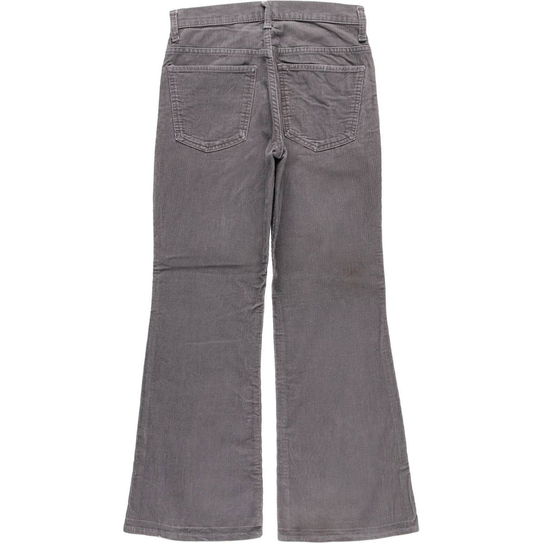 Vintage Levi's 1970s-1980'S Flare-Cut Corduroy Pants, Women's Size M (W26) unclear gray type Vintage Second Hand