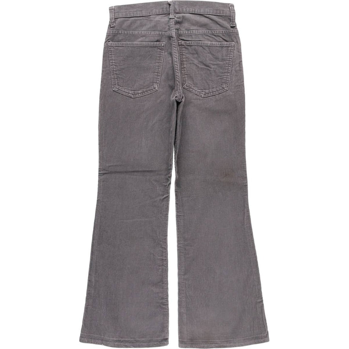 Vintage Levi's 1970s-1980'S Flare-Cut Corduroy Pants, Women's Size M (W26) unclear gray type Vintage Second Hand