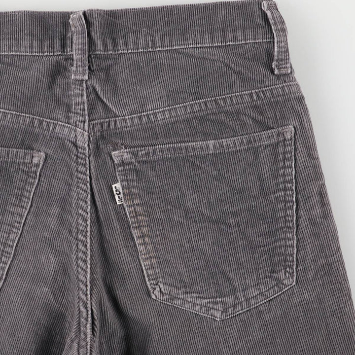 Vintage Levi's 1970s-1980'S Flare-Cut Corduroy Pants, Women's Size M (W26) unclear gray type Vintage Second Hand