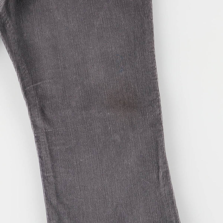 Vintage Levi's 1970s-1980'S Flare-Cut Corduroy Pants, Women's Size M (W26) unclear gray type Vintage Second Hand