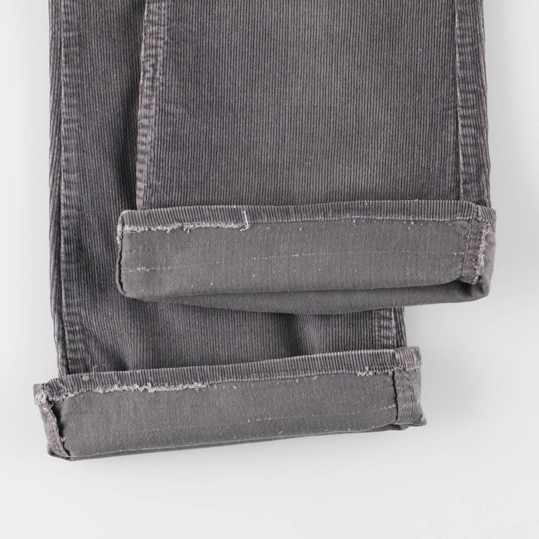 Vintage Levi's 1970s-1980'S Flare-Cut Corduroy Pants, Women's Size M (W26) unclear gray type Vintage Second Hand