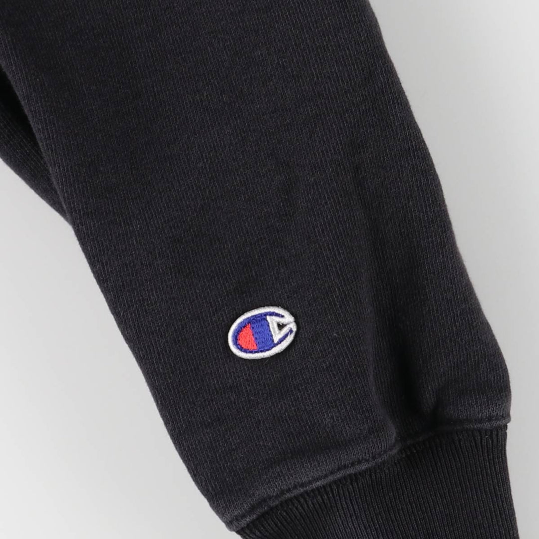 Vintage 1970'S Champion Reverse Weave pullover hoodie with a single red tag, size M, women's. cotton black type Vintage Second Hand