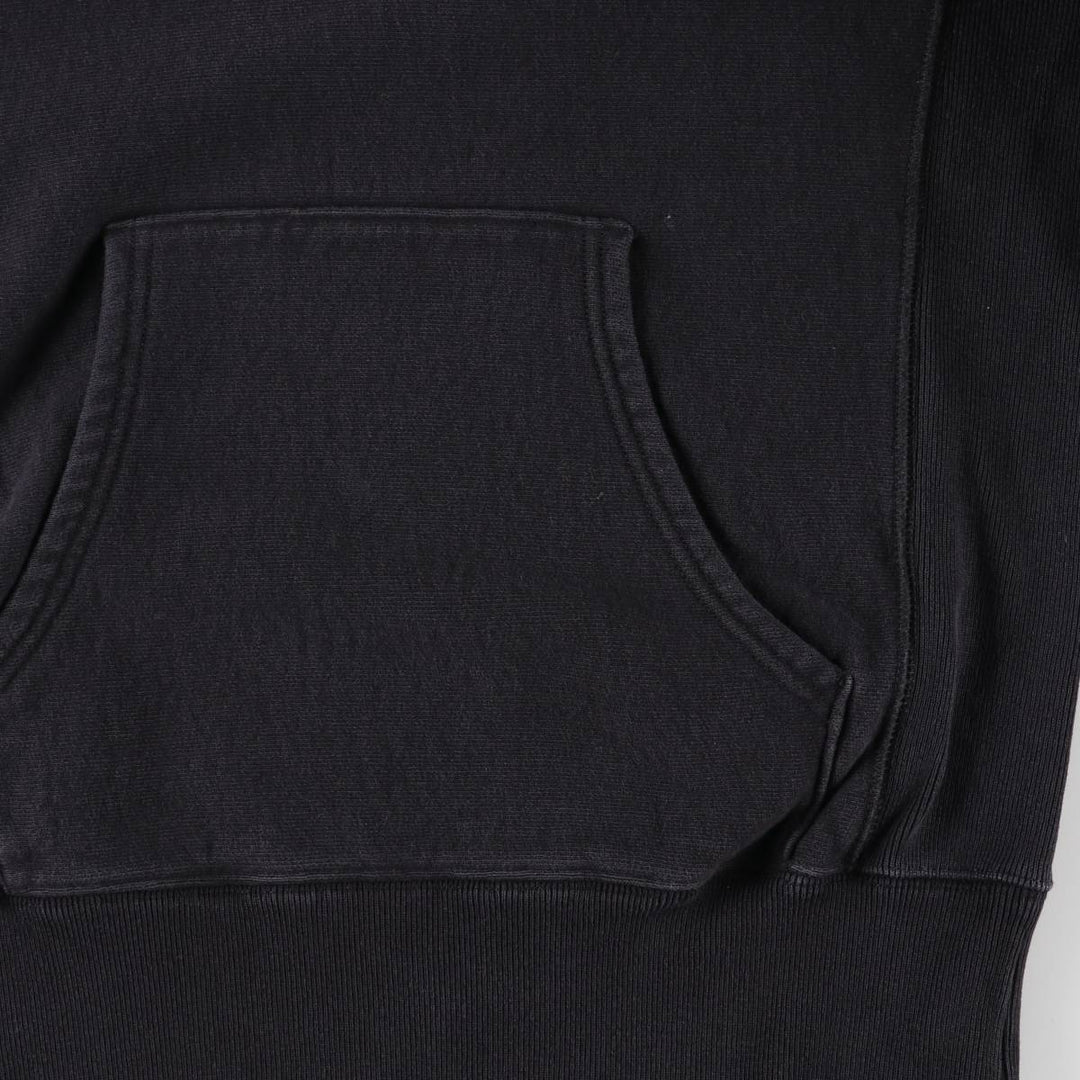 Vintage 1970'S Champion Reverse Weave pullover hoodie with a single red tag, size M, women's. cotton black type Vintage Second Hand