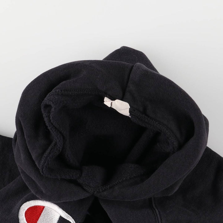 Vintage 1970'S Champion Reverse Weave pullover hoodie with a single red tag, size M, women's. cotton black type Vintage Second Hand