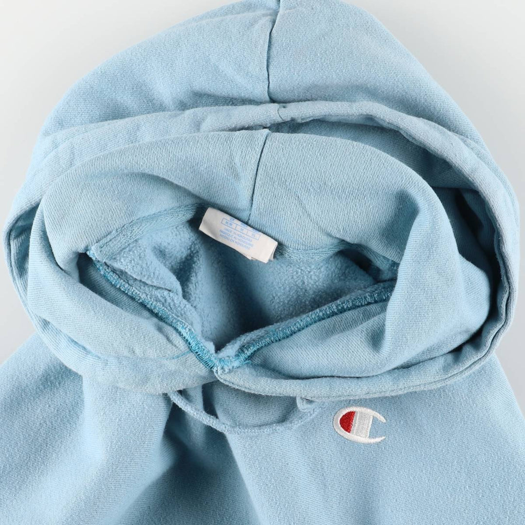 Champion REVERSE WEAVE Reverse Weave Sweat Pullover Hoodie Women's M cotton Blue type light blue Vintage Second Hand