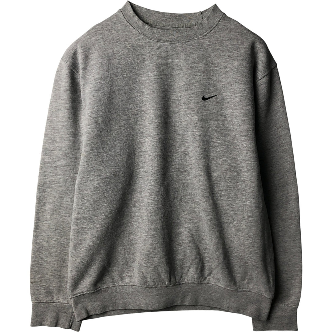 00'S Nike One Point Logo Sweatshirt Trainer Men's M size cotton gray type Vintage Second Hand