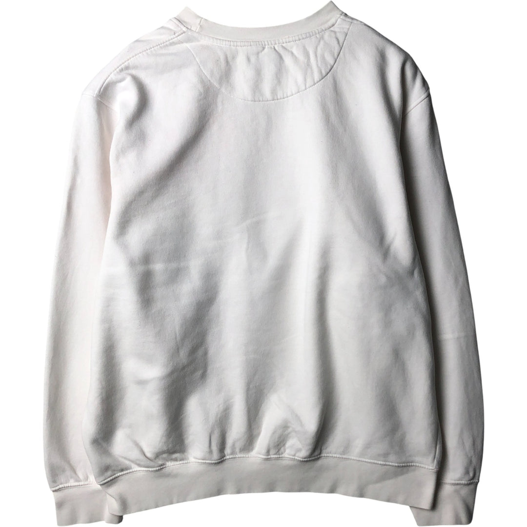 00'S Nike One Point Logo Sweatshirt Trainer Men's L size cotton white type Vintage Second Hand