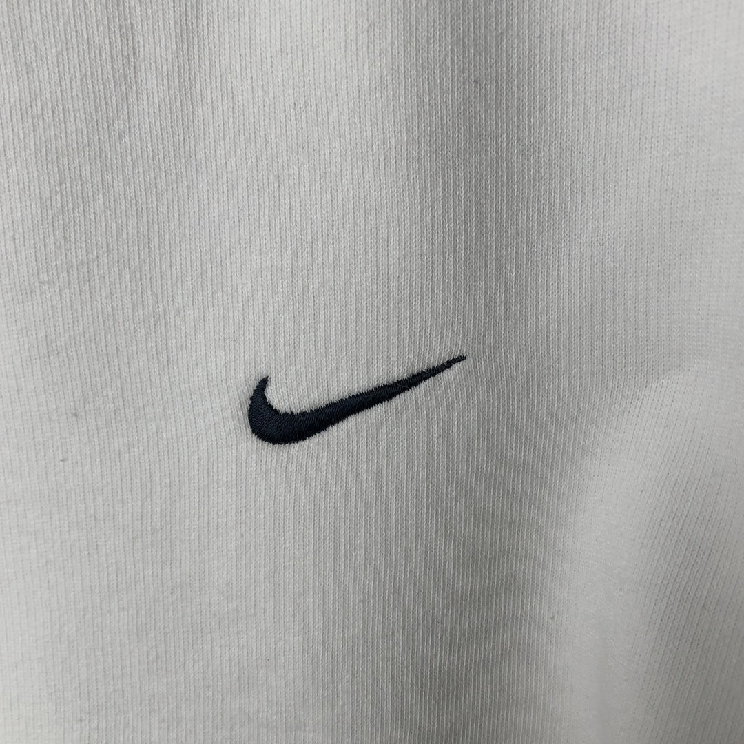 00'S Nike One Point Logo Sweatshirt Trainer Men's L size cotton white type Vintage Second Hand