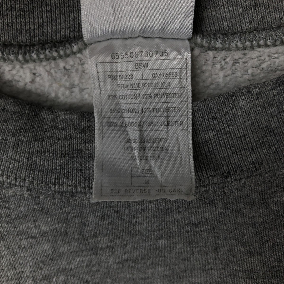 Vintage 90'S Nike logo sweatshirt, Made in USA, Men's size M cotton gray type Vintage Second Hand