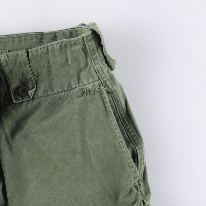 1970'S Belgian Military Cargo Pants, Combat Pants 8090 unclear Khaki type Vintage Second Hand