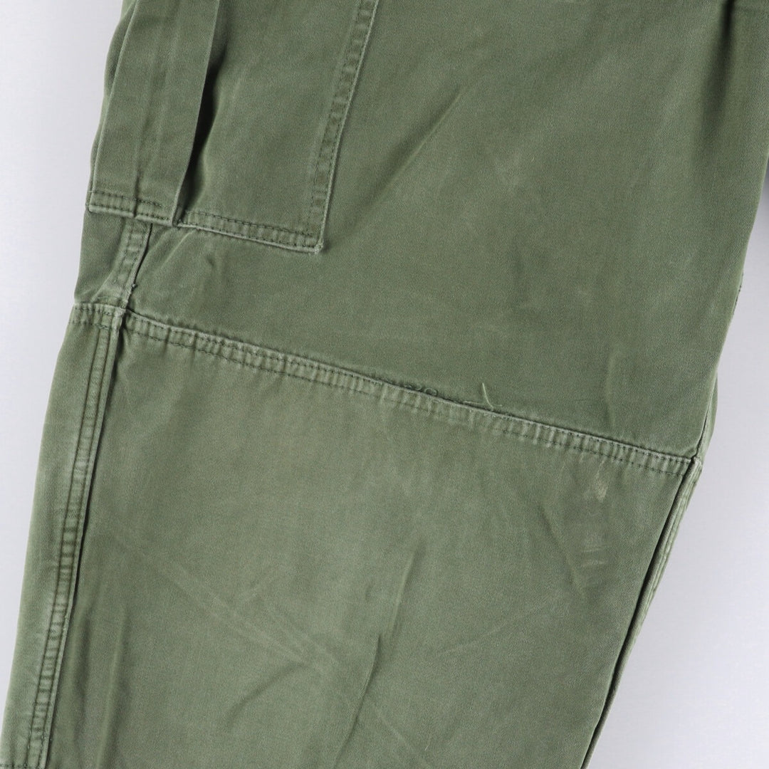 1970'S Belgian Military Cargo Pants, Combat Pants 8090 unclear Khaki type Vintage Second Hand