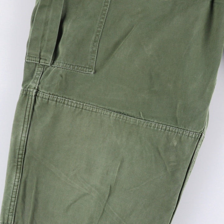 1970'S Belgian Military Cargo Pants, Combat Pants 8090 unclear Khaki type Vintage Second Hand