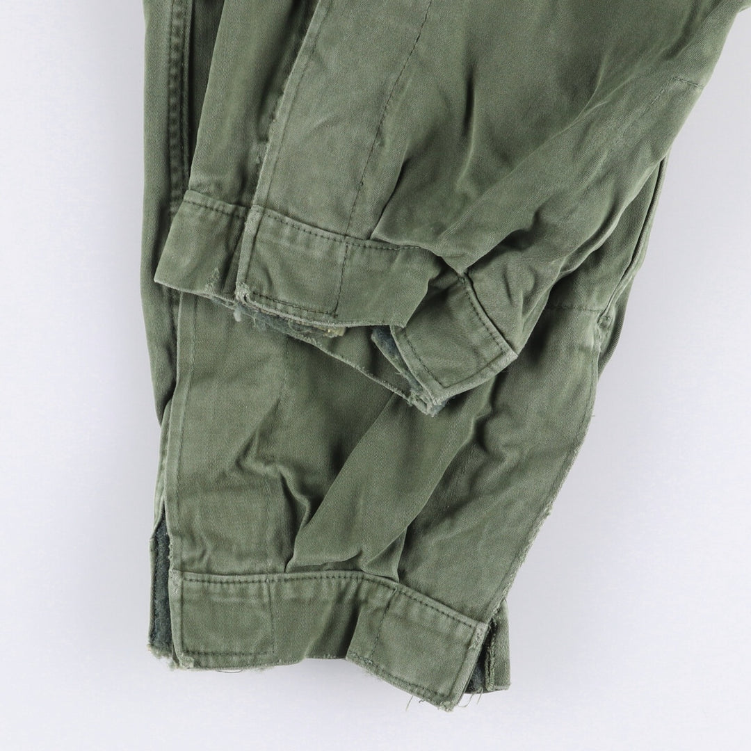 1970'S Belgian Military Cargo Pants, Combat Pants 8090 unclear Khaki type Vintage Second Hand