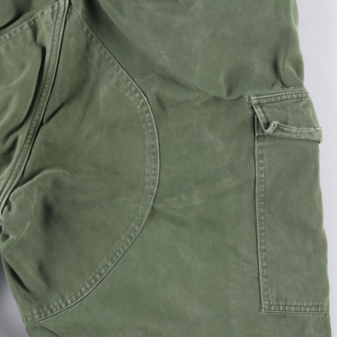 1970'S Belgian Military Cargo Pants, Combat Pants 8090 unclear Khaki type Vintage Second Hand