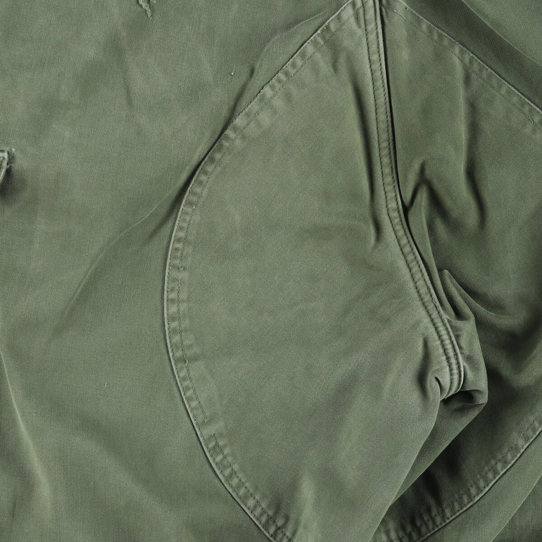 1970'S Belgian Military Cargo Pants, Combat Pants 8090 unclear Khaki type Vintage Second Hand