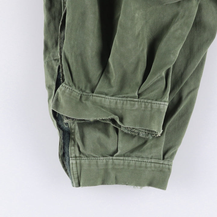 1970'S Belgian Military Cargo Pants, Combat Pants 8090 unclear Khaki type Vintage Second Hand