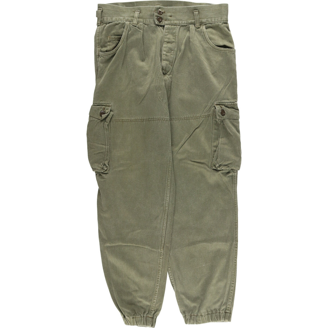 Military cargo pants, combat pants, men's size L unclear Khaki type Vintage Second Hand