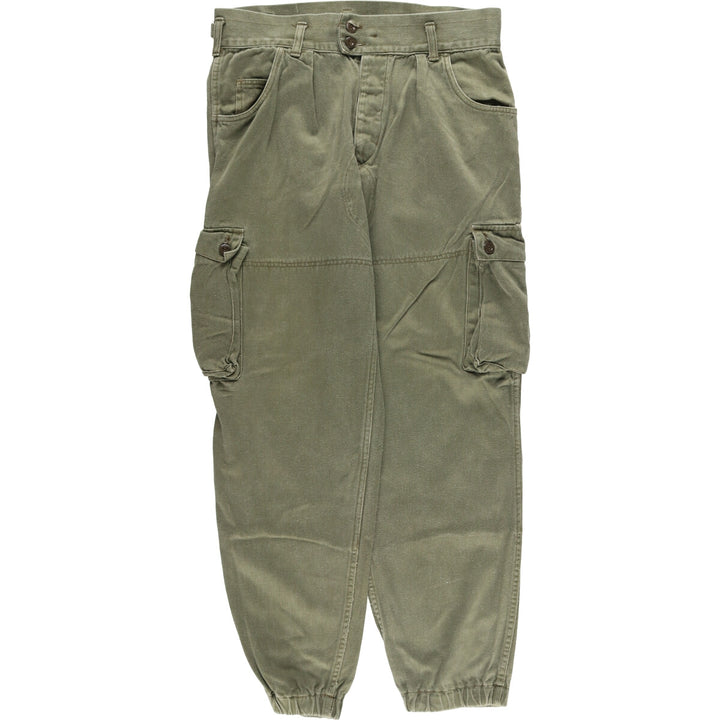 Military cargo pants, combat pants, men's size L unclear Khaki type Vintage Second Hand