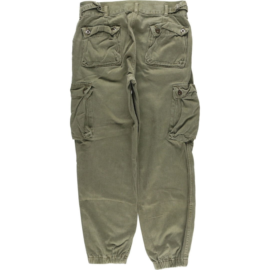Military cargo pants, combat pants, men's size L unclear Khaki type Vintage Second Hand