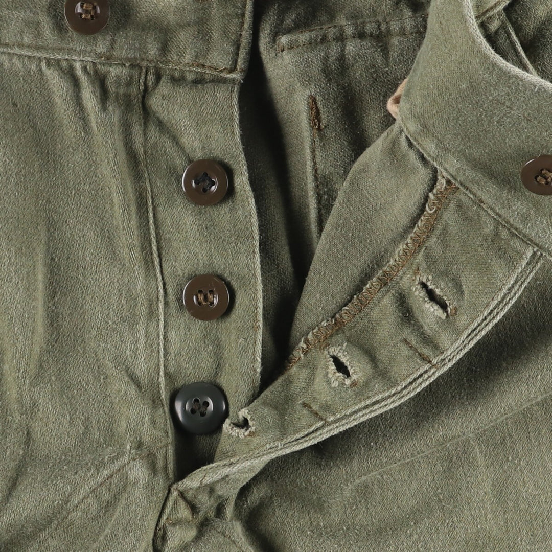 Military cargo pants, combat pants, men's size L unclear Khaki type Vintage Second Hand
