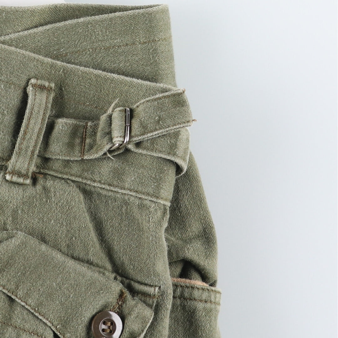 Military cargo pants, combat pants, men's size L unclear Khaki type Vintage Second Hand