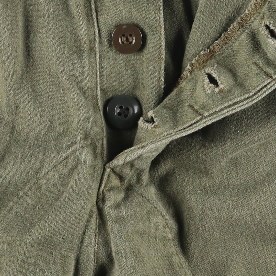 Military cargo pants, combat pants, men's size L unclear Khaki type Vintage Second Hand