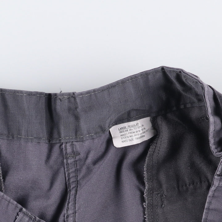 Civilian Ripstop Military Cargo Pants, Combat Pants, Made in USA, Large-Regular, Men's, Size W38 cotton gray type Vintage Second Hand