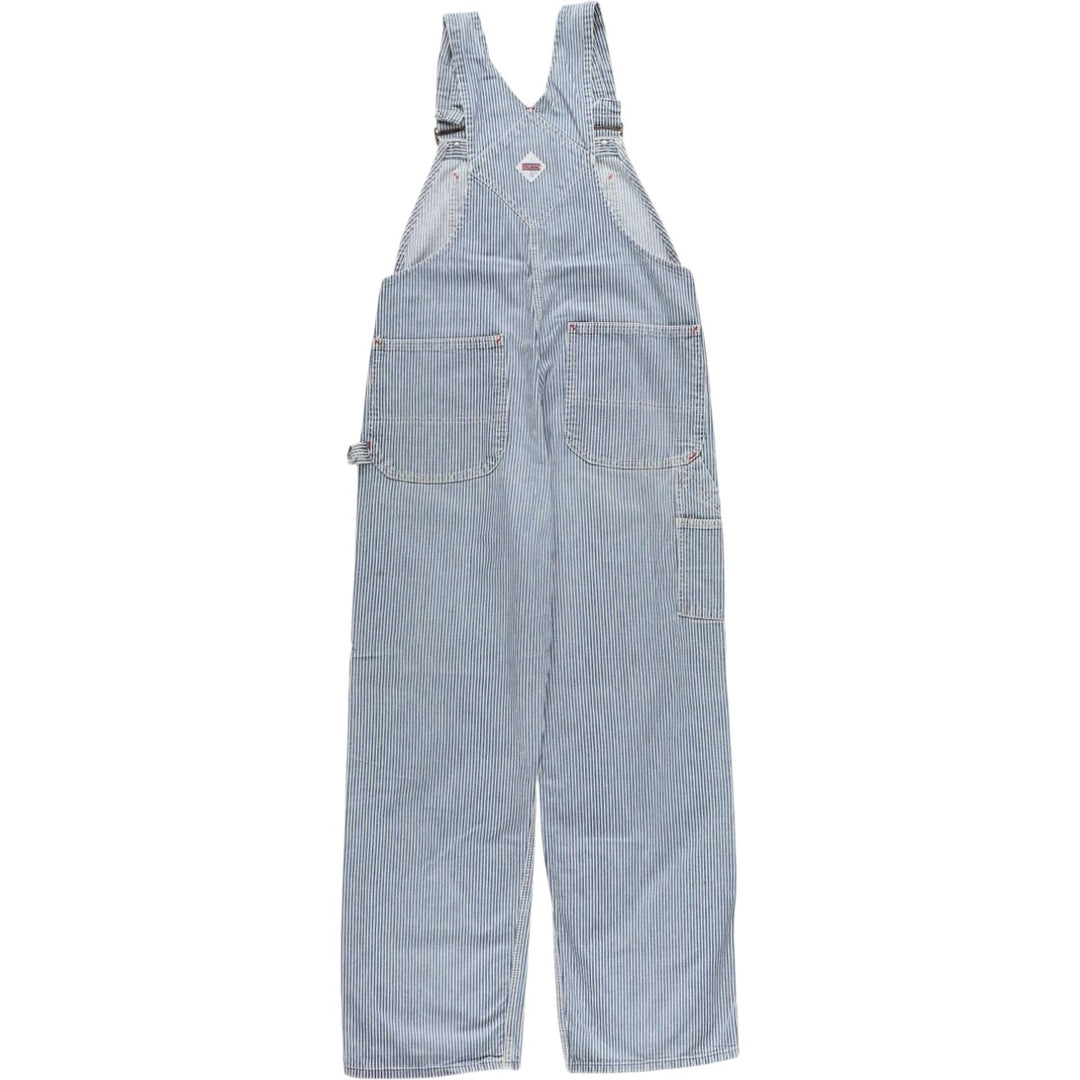 Vintage 1980'S Big Mac Hickory Stripe Overalls, Men's Size 34 cotton blue type Vintage Second Hand