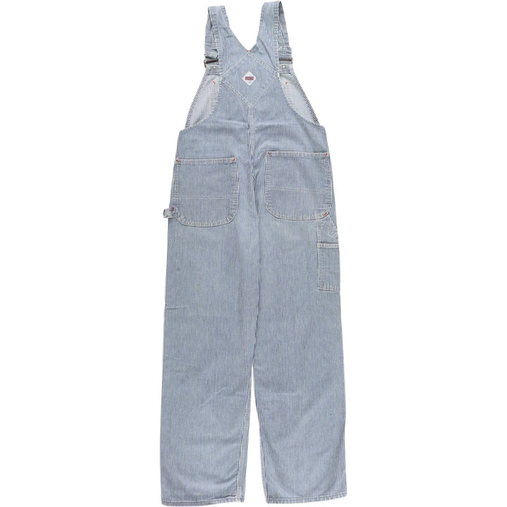 Vintage 1980'S Big Mac Hickory Stripe Overalls, Men's Size 34 cotton blue type Vintage Second Hand