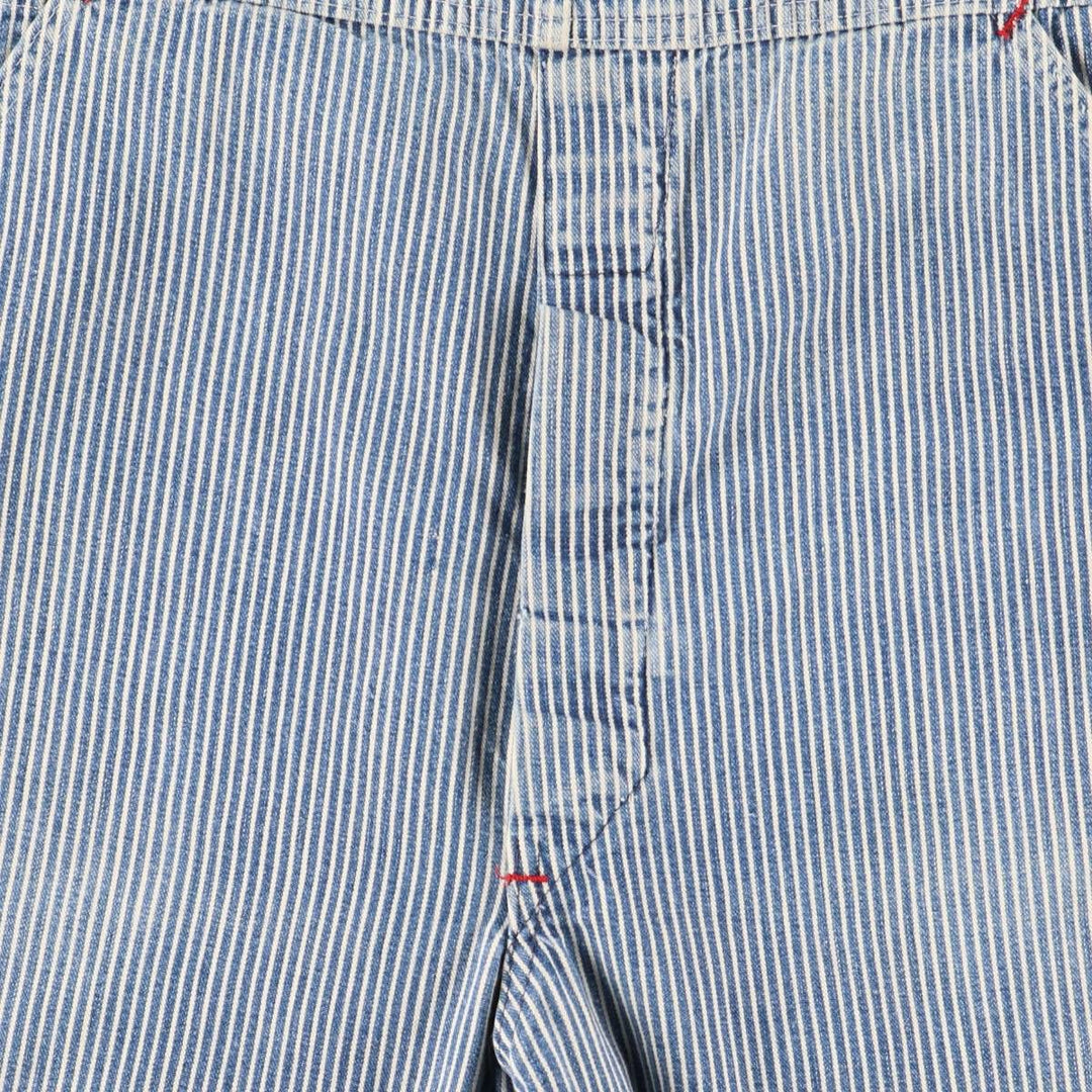 Vintage 1980'S Big Mac Hickory Stripe Overalls, Men's Size 34 cotton blue type Vintage Second Hand