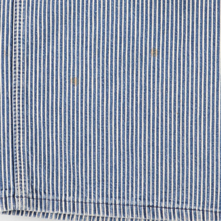 Vintage 1980'S Big Mac Hickory Stripe Overalls, Men's Size 34 cotton blue type Vintage Second Hand