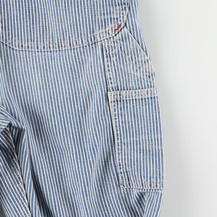 Vintage 1980'S Big Mac Hickory Stripe Overalls, Men's Size 34 cotton blue type Vintage Second Hand