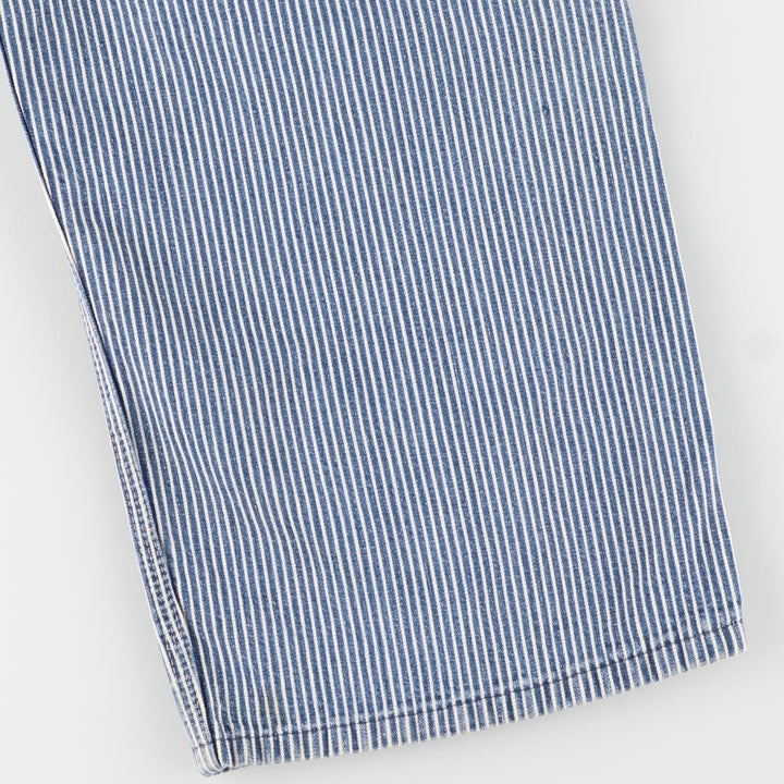 Vintage 1980'S Big Mac Hickory Stripe Overalls, Men's Size 34 cotton blue type Vintage Second Hand