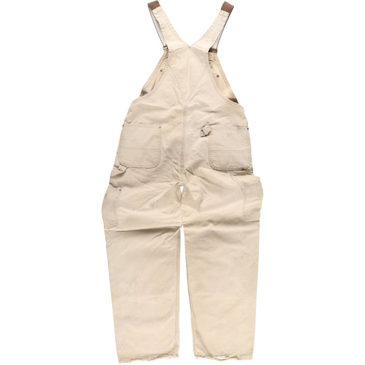 Carhartt Double Knee Duck Overalls for Men (W36 equivalent) unclear Beige type Vintage Second Hand
