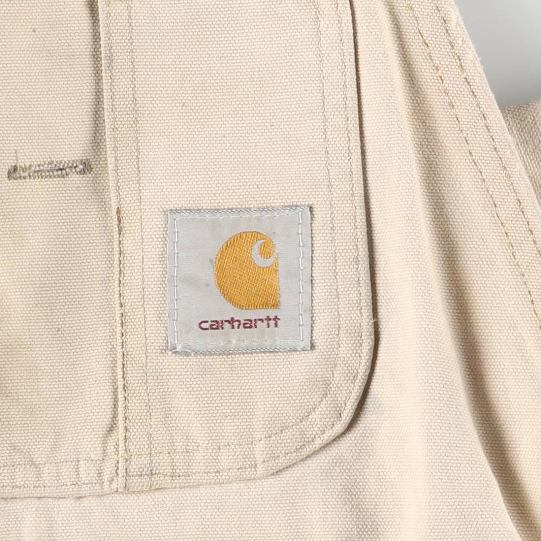 Carhartt Double Knee Duck Overalls for Men (W36 equivalent) unclear Beige type Vintage Second Hand