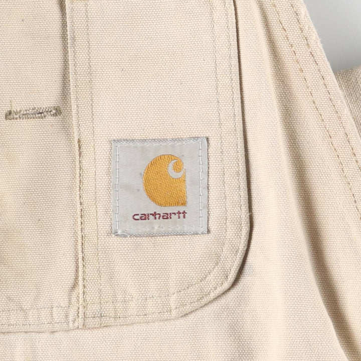 Carhartt Double Knee Duck Overalls for Men (W36 equivalent) unclear Beige type Vintage Second Hand