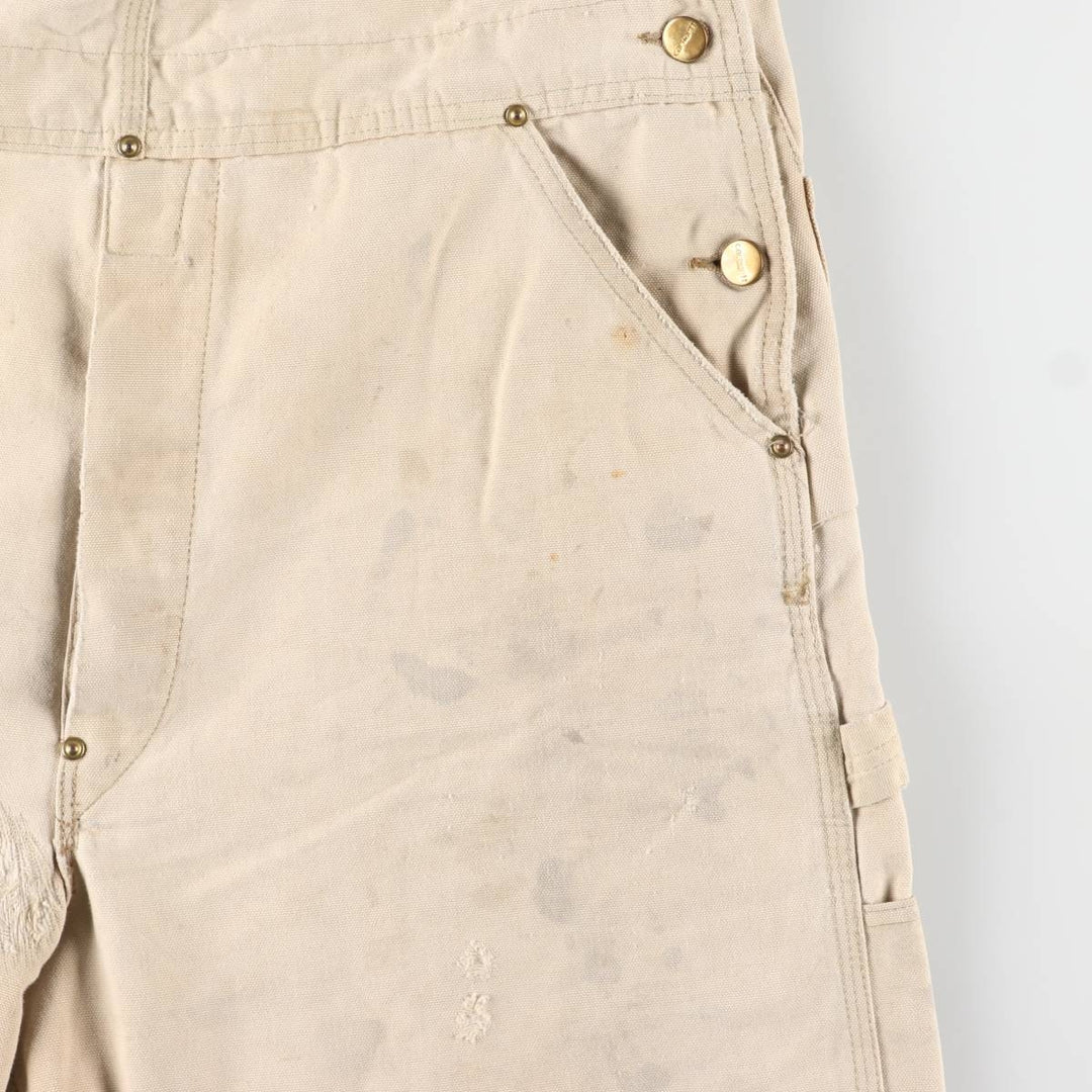 Carhartt Double Knee Duck Overalls for Men (W36 equivalent) unclear Beige type Vintage Second Hand