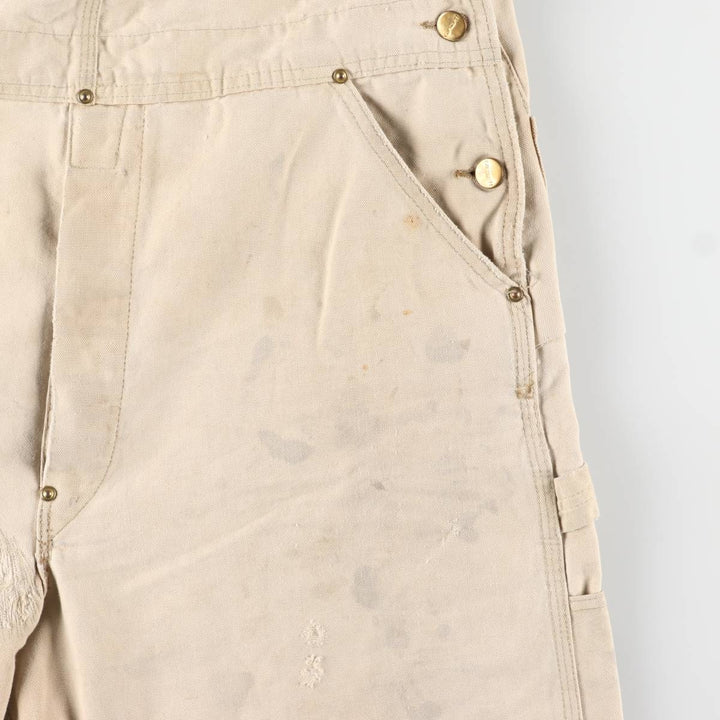 Carhartt Double Knee Duck Overalls for Men (W36 equivalent) unclear Beige type Vintage Second Hand