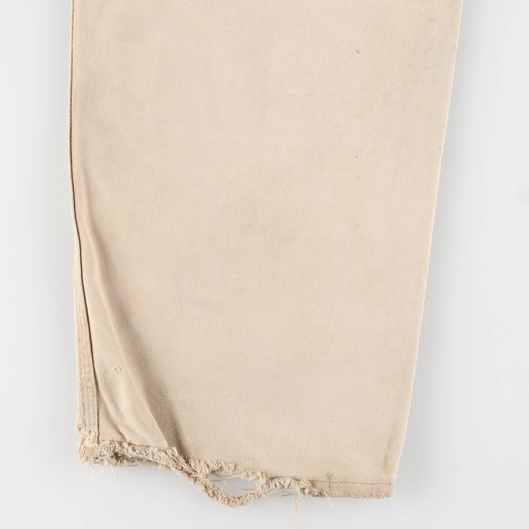 Carhartt Double Knee Duck Overalls for Men (W36 equivalent) unclear Beige type Vintage Second Hand