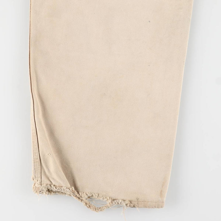 Carhartt Double Knee Duck Overalls for Men (W36 equivalent) unclear Beige type Vintage Second Hand