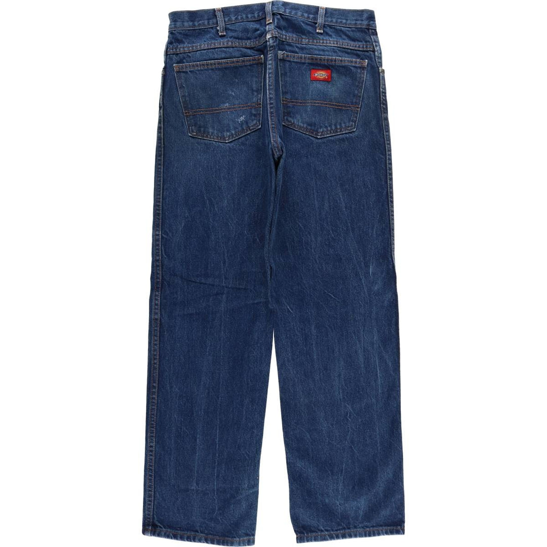Dickies Straight Denim Pants for Men, W34 equivalent cotton blue type Vintage Second Hand
