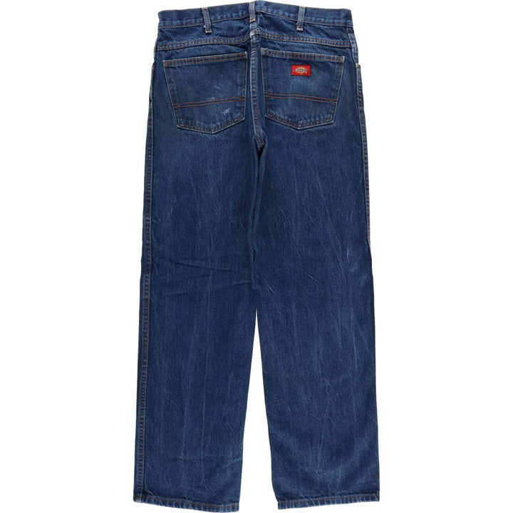Dickies Straight Denim Pants for Men, W34 equivalent cotton blue type Vintage Second Hand