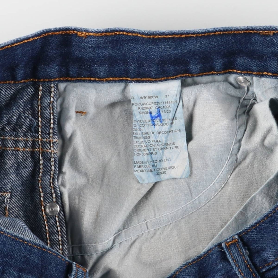 Dickies Straight Denim Pants for Men, W34 equivalent cotton blue type Vintage Second Hand