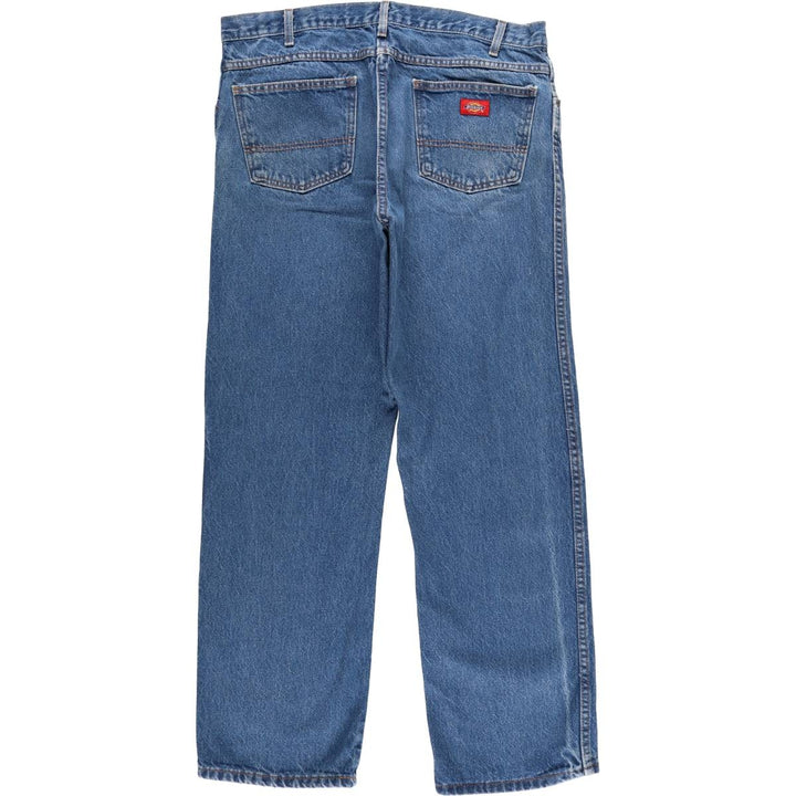 Dickies Men's Straight Denim Pants, Size W37 cotton blue type Vintage Second Hand