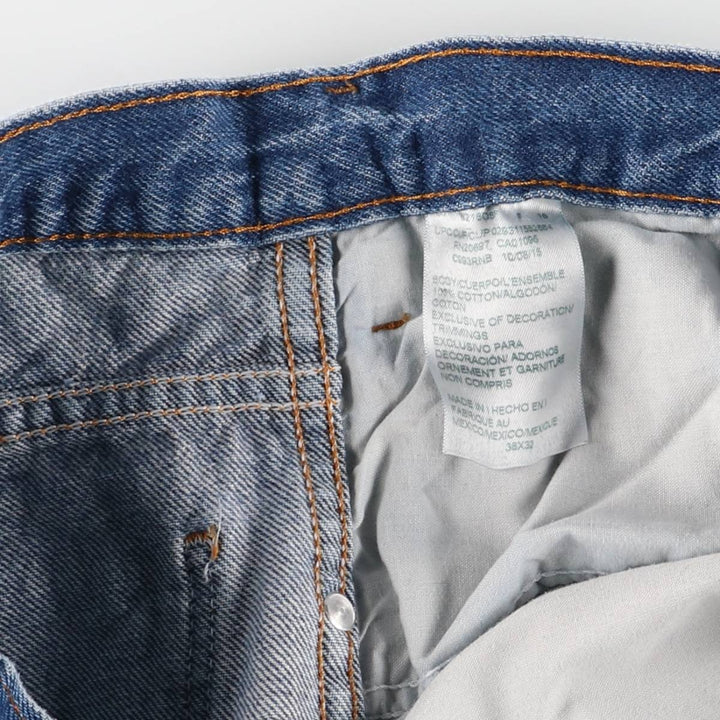 Dickies Men's Straight Denim Pants, Size W37 cotton blue type Vintage Second Hand