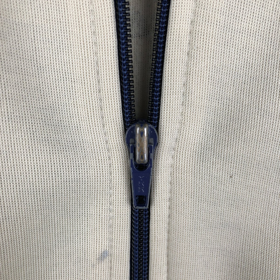 PUMA Jersey Track Jacket, Men's Size L polyester unbleached Vintage Second Hand